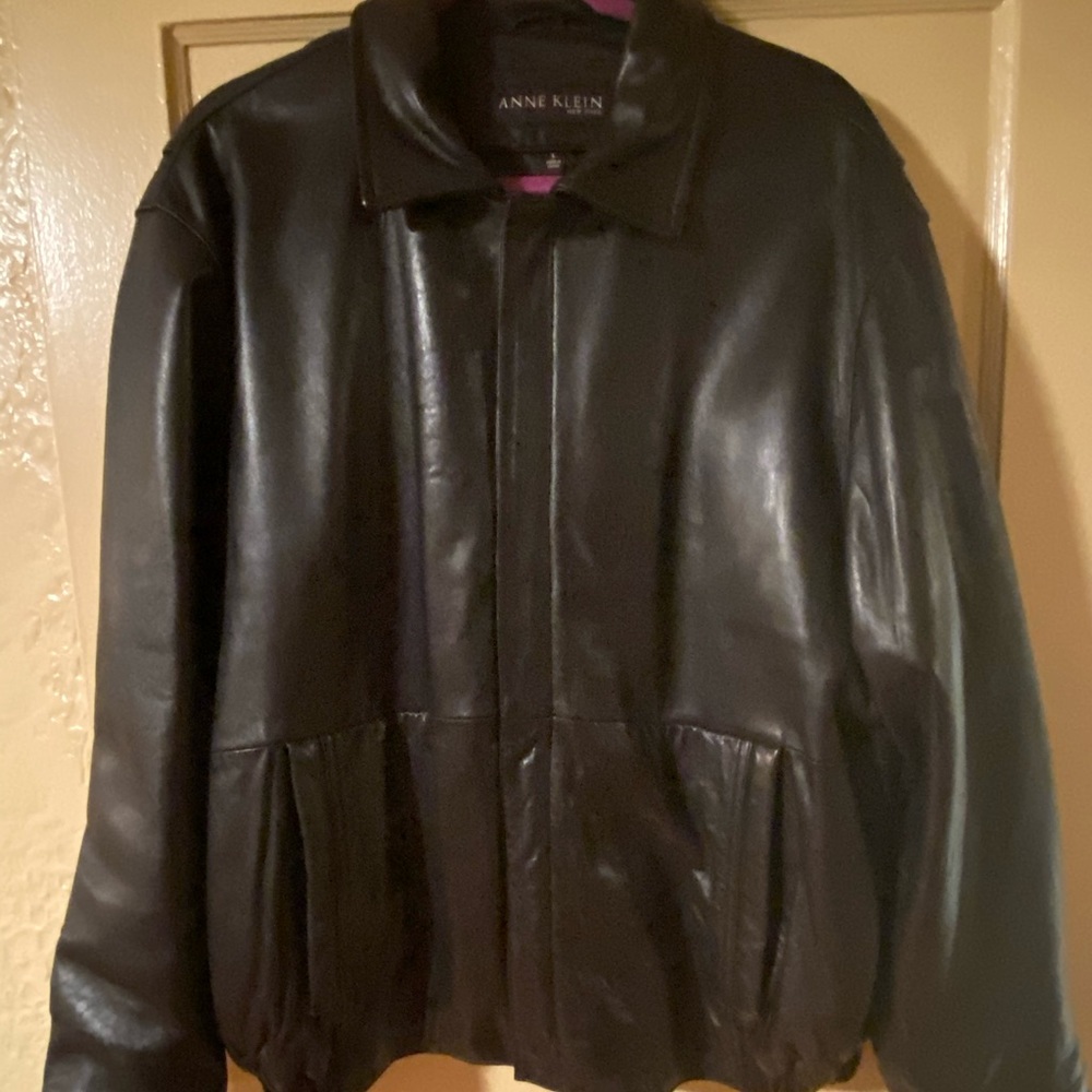 Anne Klein Black Leather Jacket